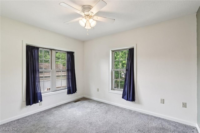 1811 Stepney St, Niles, OH 44446 - unfurnished room with carpet floors and a ceiling fan