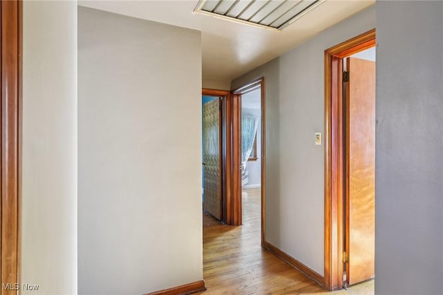 2992 Eldora Dr, Youngstown, OH 44511 - hall with light wood-style floors and baseboards