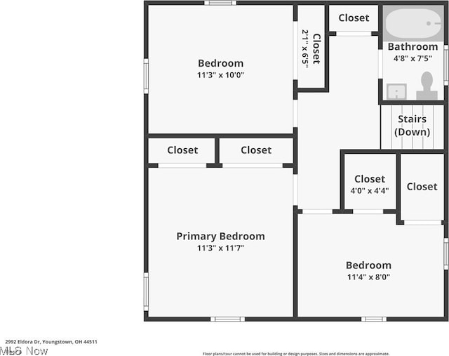 2992 Eldora Dr, Youngstown, OH 44511 - view of property floor plan