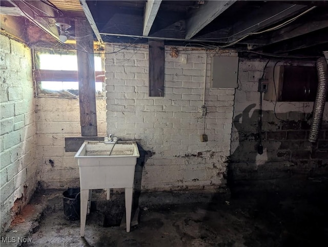 14717 Orinoco Ave, East Cleveland, OH 44112 - basement featuring electric panel