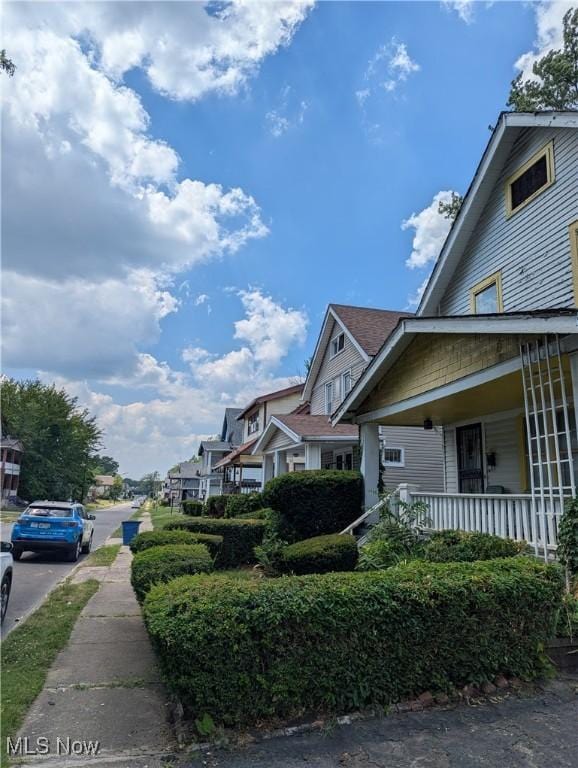14717 Orinoco Ave, East Cleveland, OH 44112 - view of home's exterior featuring a porch