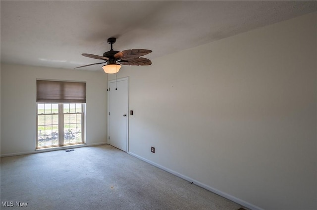 24 Heather Cir, Washington, WV 26181 - empty room featuring ceiling fan and carpet flooring