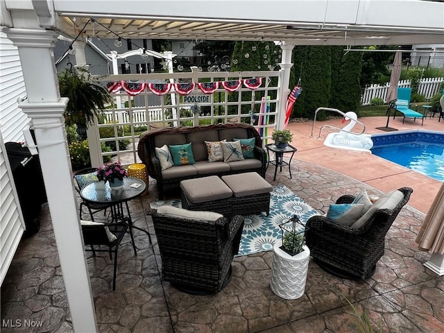 660 Rustic Knoll Dr, Kent, OH 44240 - view of patio with outdoor lounge area