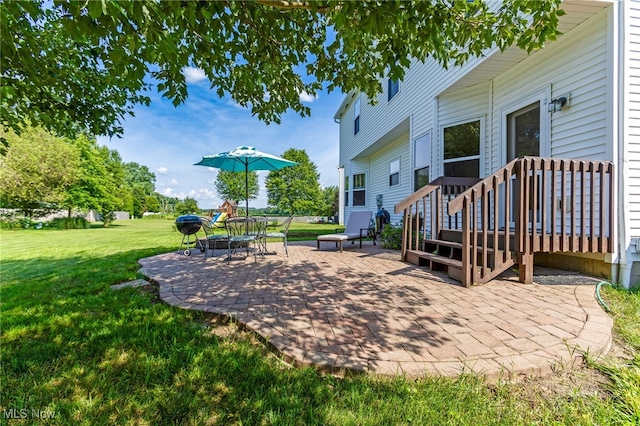 1648 E Turkey Run Dr, Newark, OH 43055 - view of patio / terrace
