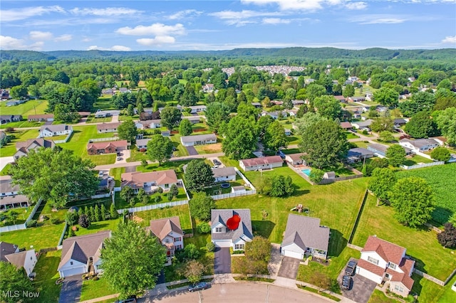 1648 E Turkey Run Dr, Newark, OH 43055 - aerial perspective of suburban area featuring a forest