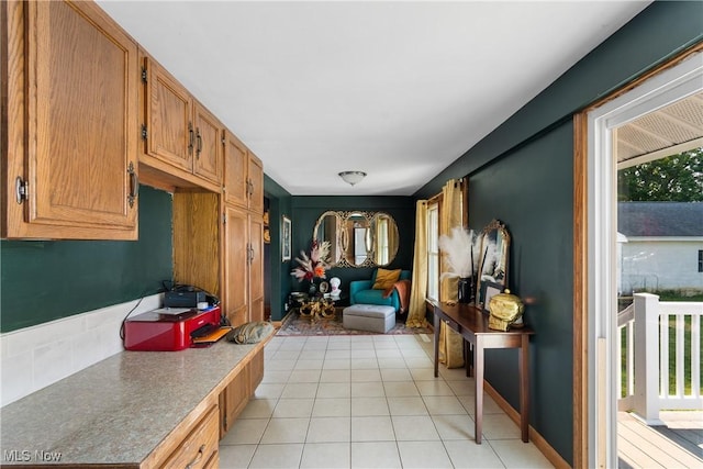 115 Coulter St, Creston, OH 44217 - hall with healthy amount of natural light and light tile patterned floors