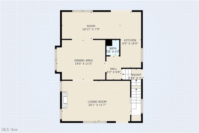 115 Coulter St, Creston, OH 44217 - view of room layout