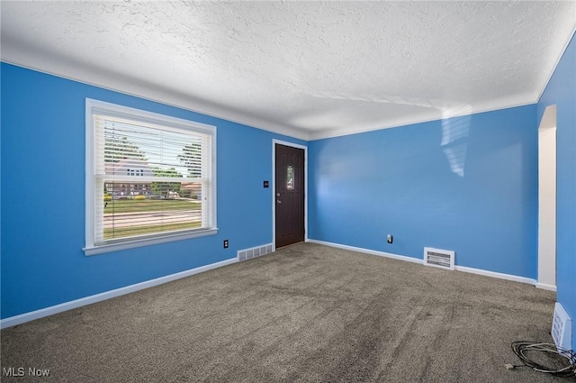 1835 Rockefeller Rd, Wickliffe, OH 44092 - carpeted spare room featuring a textured ceiling and baseboards