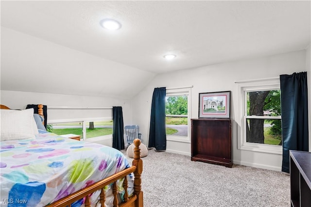 6170 Oberlin Rd, Amherst, OH 44001 - carpeted bedroom with lofted ceiling and recessed lighting