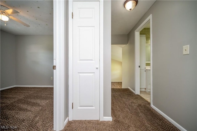 2835 Hallock Young Rd SW, Warren, OH 44481 - corridor with carpet flooring and baseboards