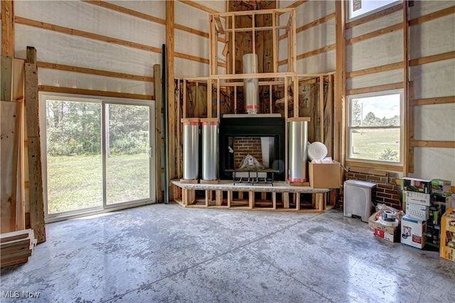 10770 W W Salem Rd, West Salem, OH 44287 - living room with a wood stove