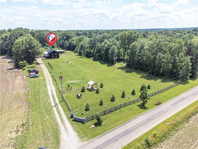 10770 W W Salem Rd, West Salem, OH 44287 - aerial view of sparsely populated area with agricultural land