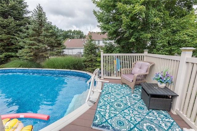 6252 Pebblebrook Ln, North Olmsted, OH 44070 - swimming pool featuring a wooden deck