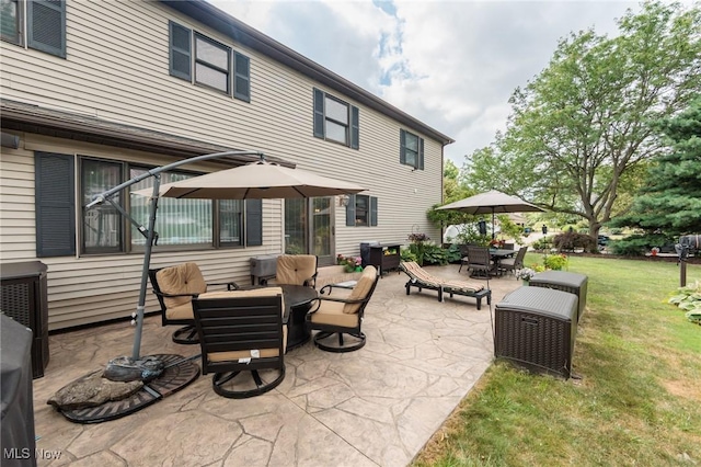 6252 Pebblebrook Ln, North Olmsted, OH 44070 - view of patio / terrace featuring outdoor dining space