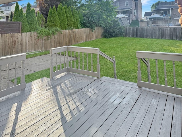 1209 Courtland Rd, Weirton, WV 26062 - wooden terrace with a fenced backyard