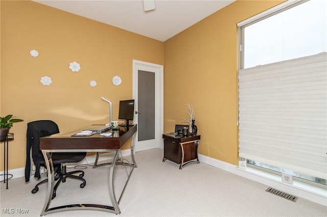 12591 Larchmere Blvd Unit W-6, Cleveland, OH 44120 - home office featuring light carpet and baseboards