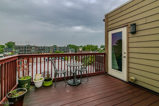 12591 Larchmere Blvd Unit W-6, Cleveland, OH 44120 - view of wooden terrace