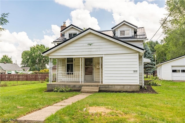 312 28th St SW, Canton, OH 44706 - bungalow-style house with covered porch