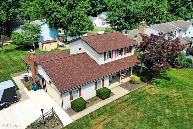 8518 Four Seasons Trl, Poland, OH 44514 - aerial perspective of suburban area