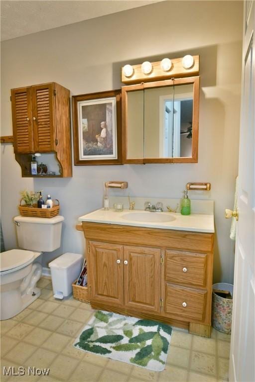 252 Greenbriar Dr, Cortland, OH 44410 - bathroom with vanity and tile patterned floors