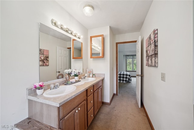 3823 Kyle Rd, Dorset, OH 44032 - full bath with double vanity and ensuite bathroom