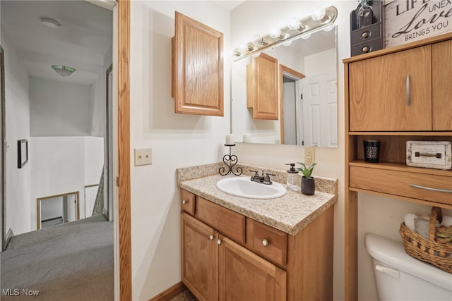 3823 Kyle Rd, Dorset, OH 44032 - bathroom featuring vanity and toilet