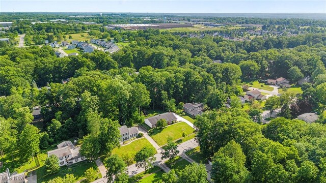 300 Chatham Dr, Aurora, OH 44202 - aerial view of property's location with nearby suburban area and a forest