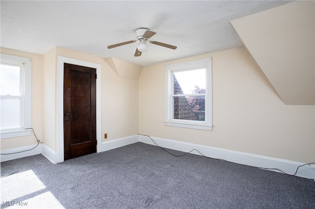289-2891/2 E Baird Ave, Barberton, OH 44203 - bonus room featuring dark carpet and ceiling fan