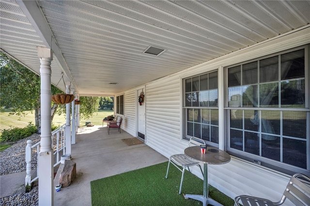 9827 Akron Rd, Rittman, OH 44270 - view of covered porch