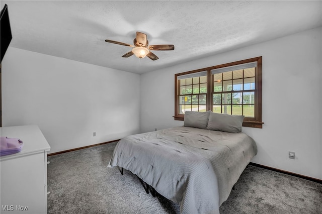 9827 Akron Rd, Rittman, OH 44270 - bedroom with carpet floors and ceiling fan