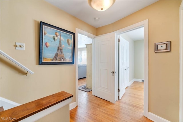 6100 Glenwood Ave, Boardman, OH 44512 - hallway with light wood-type flooring