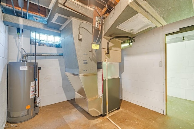 6100 Glenwood Ave, Boardman, OH 44512 - utilities with water heater and heating unit