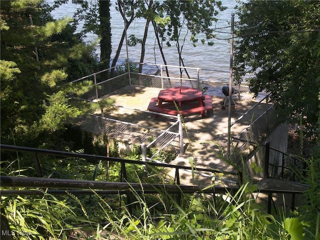 24 E 220th St E, Euclid, OH 44123 - view of yard featuring a water view