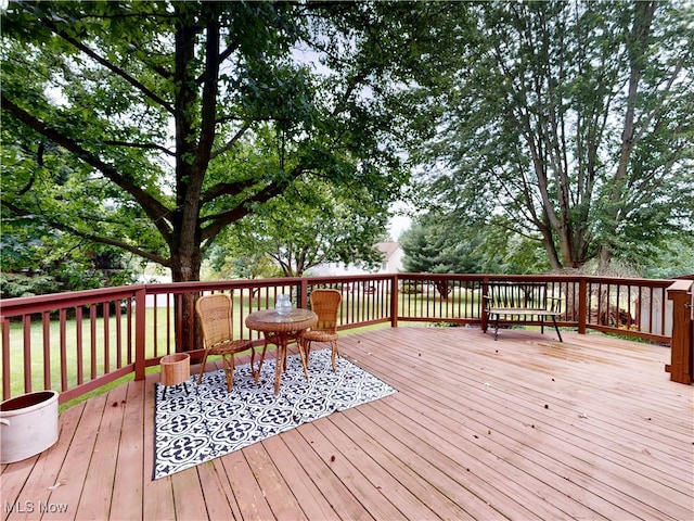 14003 Highview Dr, Dalton, OH 44618 - view of deck