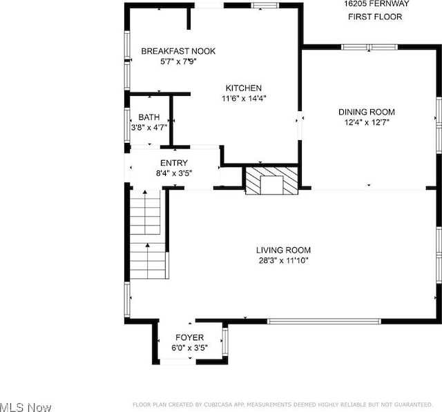 16205 Fernway Rd, Shaker Heights, OH 44120 - view of floor plan / room layout