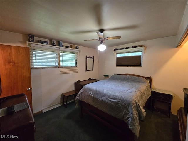 4544 Springvale Ave SW, Canton, OH 44706 - carpeted bedroom featuring ceiling fan