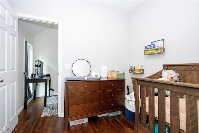 4234 Swigart Rd, Bellville, OH 44813 - bedroom with dark wood finished floors and baseboards