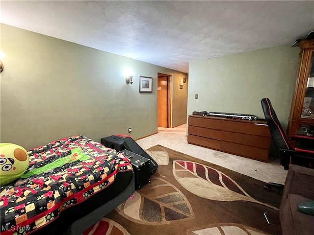 311 Hilda Cir, Bloomingdale, OH 43910 - bedroom with carpet and a textured ceiling