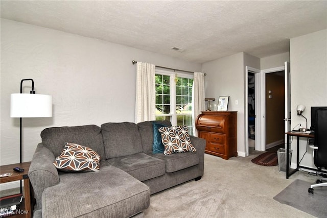 4914 Independence Cir Unit D, Stow, OH 44224 - living area with a textured ceiling and carpet