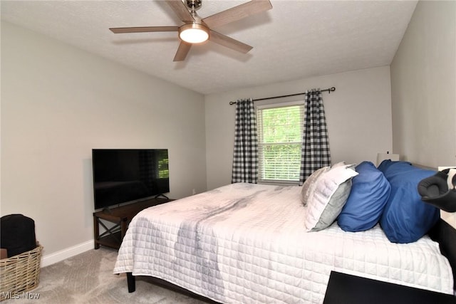 4914 Independence Cir Unit D, Stow, OH 44224 - carpeted bedroom with baseboards and ceiling fan