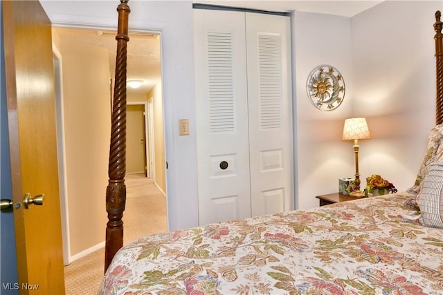 2555 Walnut St, Girard, OH 44420 - carpeted bedroom with a closet and baseboards