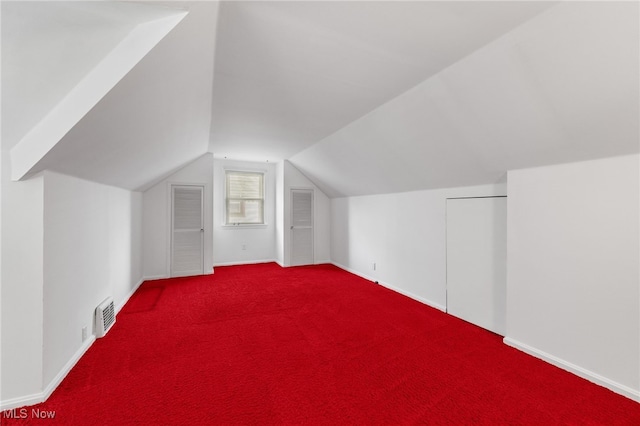 15617 Rockside Rd, Maple Heights, OH 44137 - additional living space featuring vaulted ceiling and carpet