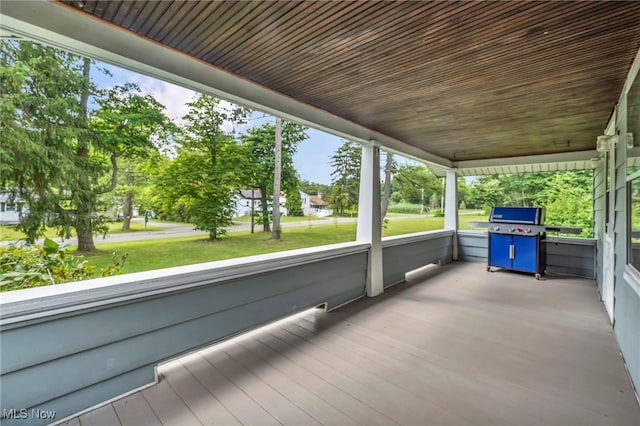 1425 Keefer Rd, Girard, OH 44420 - view of unfurnished sunroom