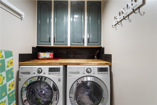 2715 Eastwood Dr, Wooster, OH 44691 - laundry room with independent washer and dryer and cabinet space