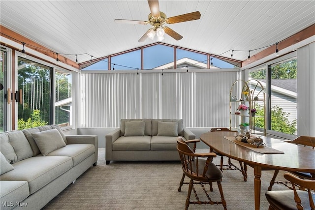 2715 Eastwood Dr, Wooster, OH 44691 - sunroom featuring lofted ceiling and plenty of natural light