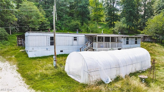 2361 Carpenter Run Rd, Waverly, WV 26184 - view of front of house with a forest view