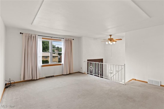 4134 Brightway St, Weirton, WV 26062 - empty room with carpet flooring and a ceiling fan