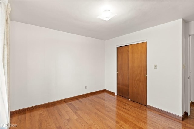 4134 Brightway St, Weirton, WV 26062 - unfurnished bedroom featuring a closet and light wood-style flooring
