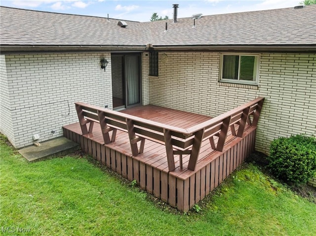 4134 Brightway St, Weirton, WV 26062 - deck with a yard