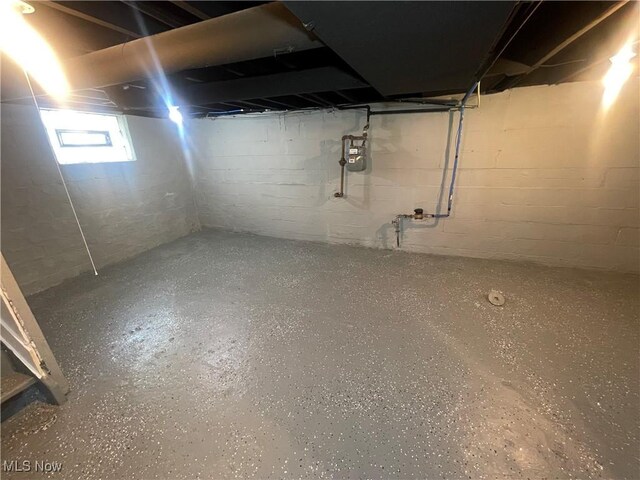 3363 E 125th St, Cleveland, OH 44120 - below grade area with gas meter